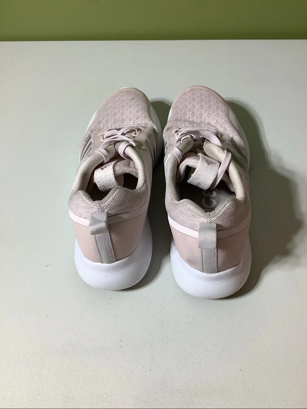 Adidas Edged Ounce pale pink shoes, size 10